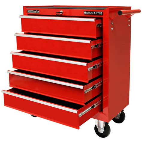 steel tool box red|red rolling tool box.